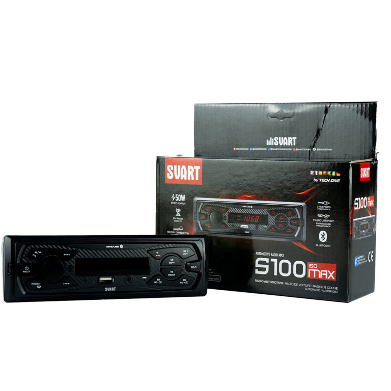 Rádio S100 ISO Max SVART